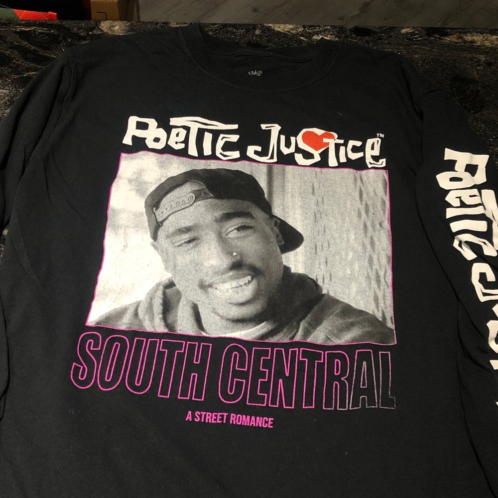 Poetic Justice Tupac  Long Sleeve Tee Sz M